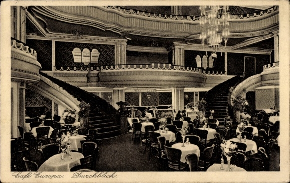 Ak Berlin Kreuzberg, Café Europa, Königgrätzer Straße 118-119