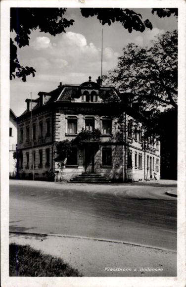 Postcard Kressbronn am Bodensee, building, street