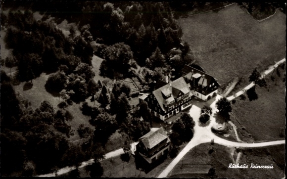 Ak Reinerzau Alpirsbach im Schwarzwald, Fliegeraufnahme, Kurhaus Reinerzau