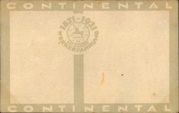 Artist Postcard Advertisement, Continental raincoats and rain hats