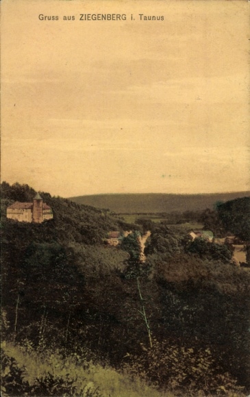Postcard Ziegenberg Ober Mörlen im Taunus, Greetings from Ziegenberg im Taunus