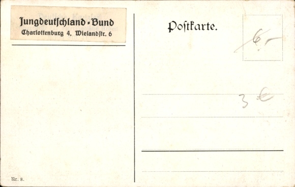 Artist Postcard And no matter how much winter threatens with defiant gestures, poem by Emanuel Geibel