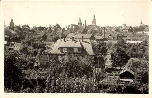 Photo Postcard Radevormwald in the Oberberg district, view over the roofs, church, tower