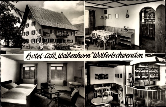 PC Wolfertschwandern in the Lower Allgäu, Hotel-Cafe Weißenhorn, interior view