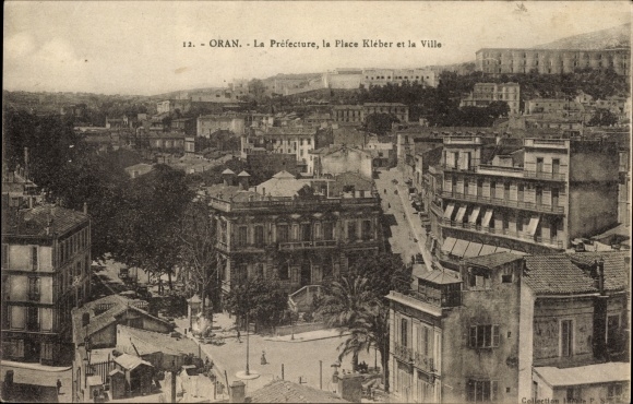 18 old PCs Algeria, various views of Oran, Algiers, Blida, Colomb Bechar, Lalla Maghrnia, Bone