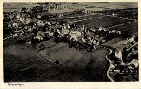 Ak Villingen Schwenningen in het Zwarte Woud, luchtfoto