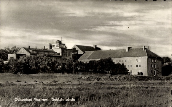 Postcard Ostseebad Wustrow Fischland, Nautical School