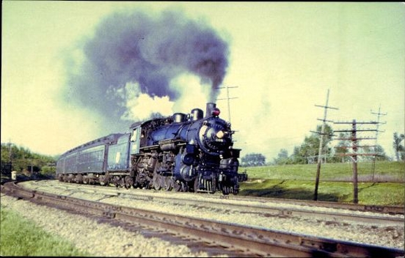 10 old Postcard various locomotives