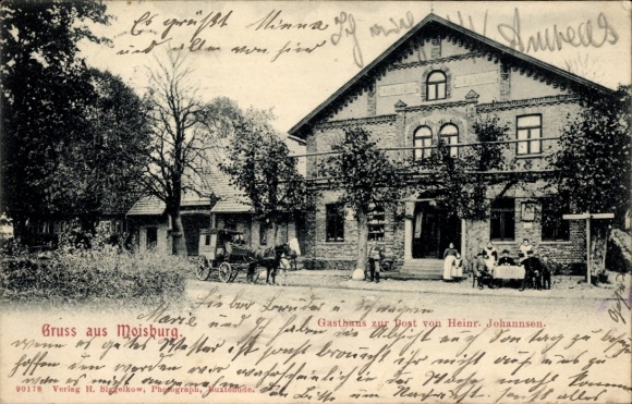 Ak Moisburg in Nedersaksen, Gasthaus zur Post
