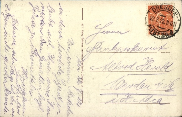 Postcard Grund Mohorn Wilsdruff Sachsen, Klein Tirol, partial view