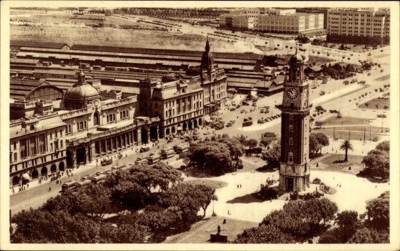 Briefkaart Buenos aires Argentinië, Estacion Pres. Perón a la Torre de los Ingleses