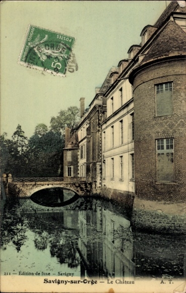 Ak Savigny sur Orge Essonne, Schloss