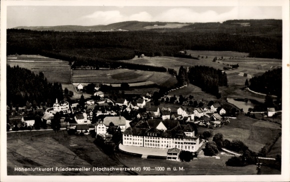Ak Friedenweiler im Schwarzwald, Fliegeraufnahme