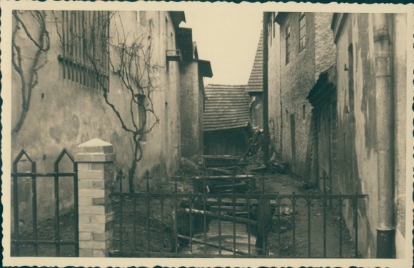 Foto Ak Bad Schmiedeberg in der Dübener Heide, Kanal, Ortspartie