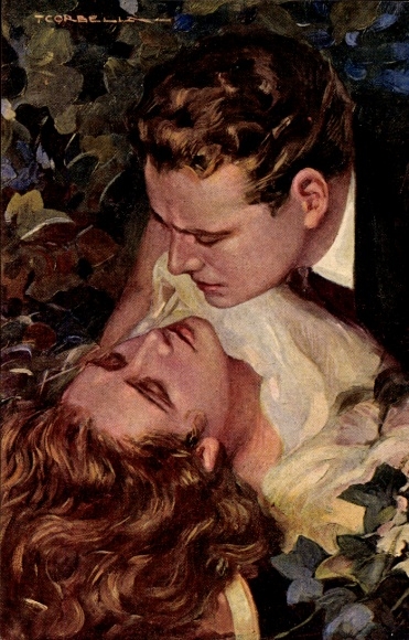 Artist Postcard Corbella, T., Lovers