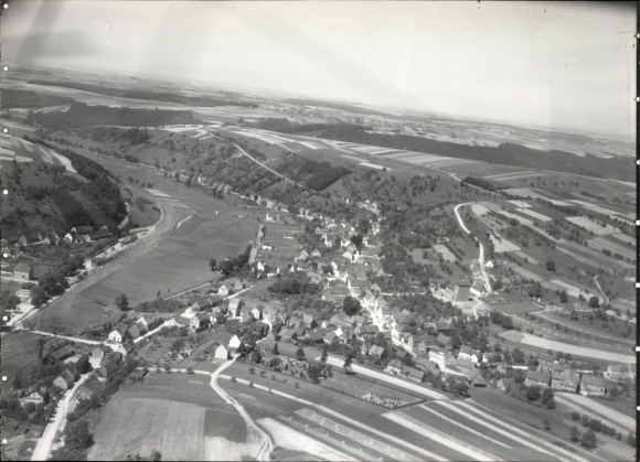 Photo Thaleischweiler frogs in the Palatinate, aerial photograph