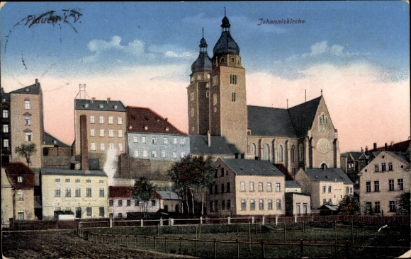 Ak Plauen in Vogtland, Johanniskirche