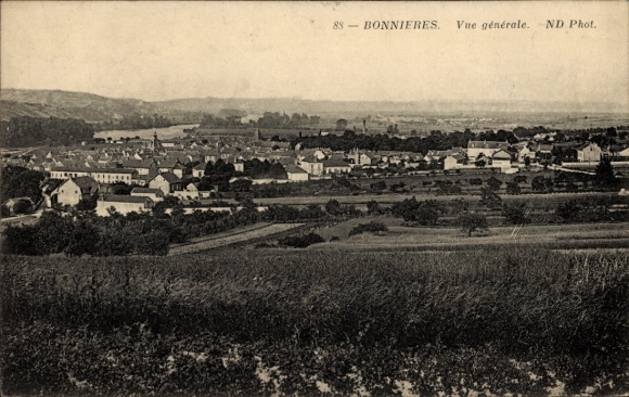 Ak Bonnieres sur Seine Yvelines, Gesamtansicht