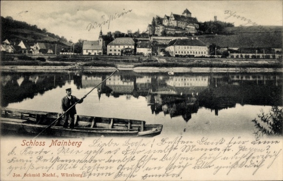 Postcard Mainberg Schonungen in Lower Franconia, Mainberg Castle