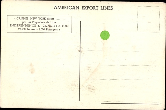Ak SS Independence, American Export Lines