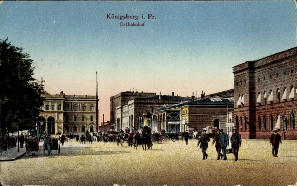Ak Kaliningrad Königsberg Ostpreußen, Ostbahnhof