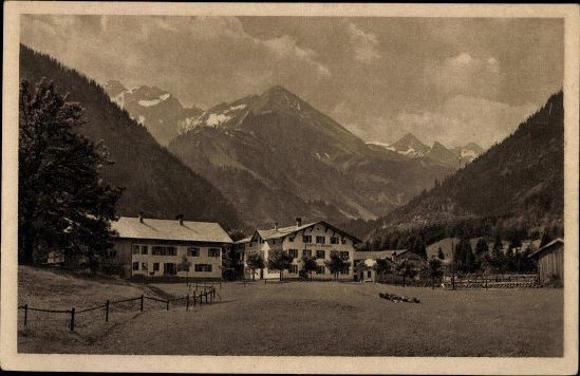 10 old PCs Oberstdorf and surroundings, various views