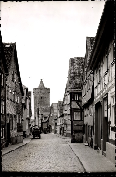 foto Alsfeld in Hessen, Untere Fuldagasse, 1955
