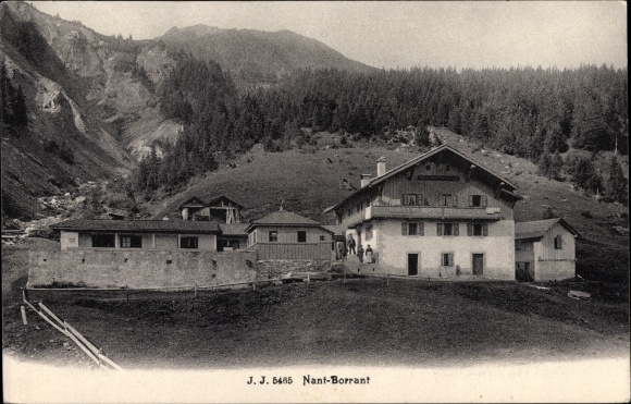 Postcard Les Contamines Montjoie Haute Savoie, Nant Borrant