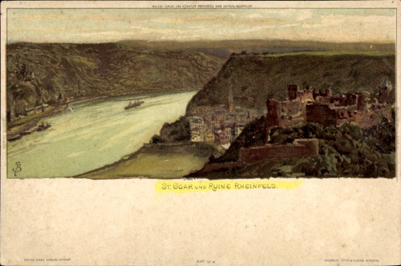 Artysta KP St. Goar am Rhein, Zamek Rheinfels, Panorama