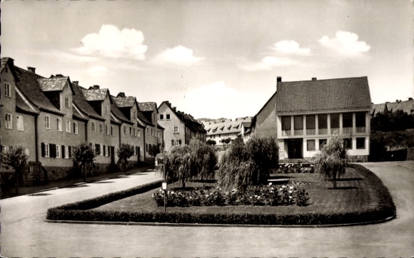 Postcard Cornberg in Hessen, market, town hall