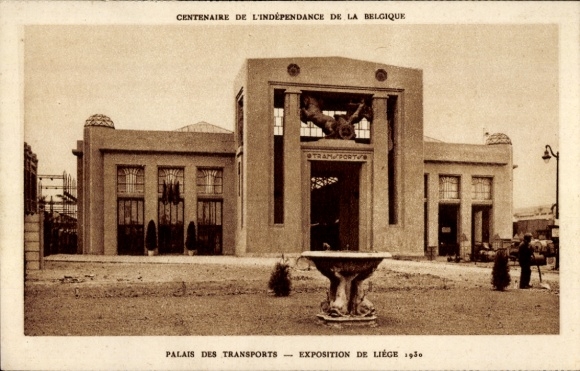 Postcard Liège Liège Wallonia, World Exhibition 1930, Palais des Transports