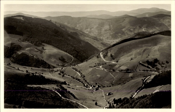 Ak Obermünstertal Münstertal im Schwarzwald, Fliegeraufnahme