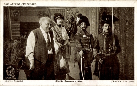 PC Charlie Chaplin, Charlie become a Star, Charlie's New Job