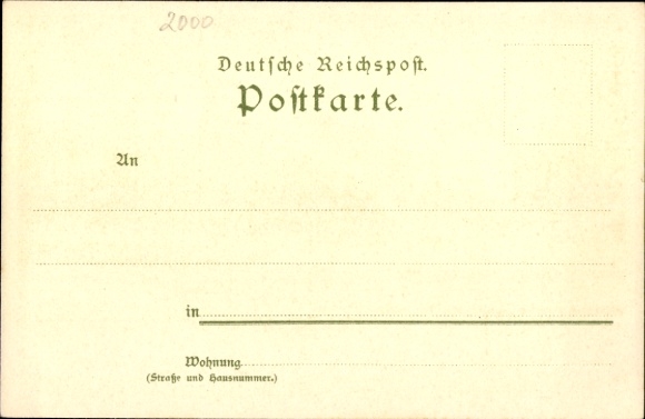 Kunstenaar litho Kley, Heinrich, Hamburg Noord Uhlenhorst, Uhlenhorster Fährhaus, Elbe