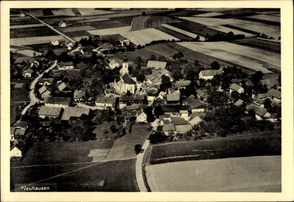 Ak Neuhausen Offenberg in Neder-Beieren, luchtfoto