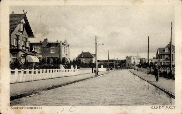 Ak Zandvoort Noord-Holland Nederland, Kostverlorenstraat