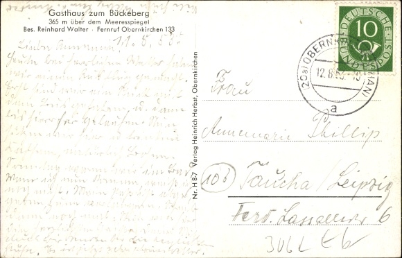 PC Obernkirchen in Schaumburg, Gasthof zum Bückeberg