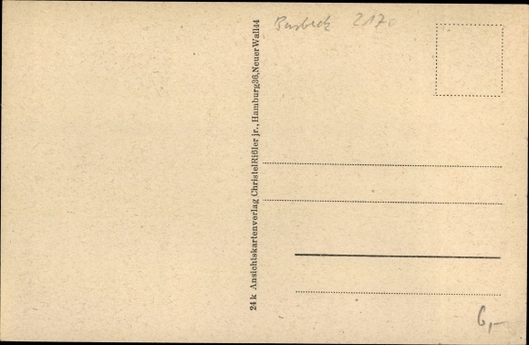 Postcard Dobrock Wingst in Lower Saxony, Forsthaus Dobrock