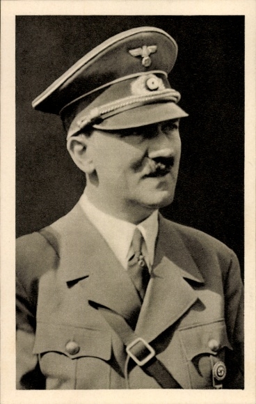 KP Führer i kanclerz Rzeszy Adolf Hitler, portret w mundurze partyjnym