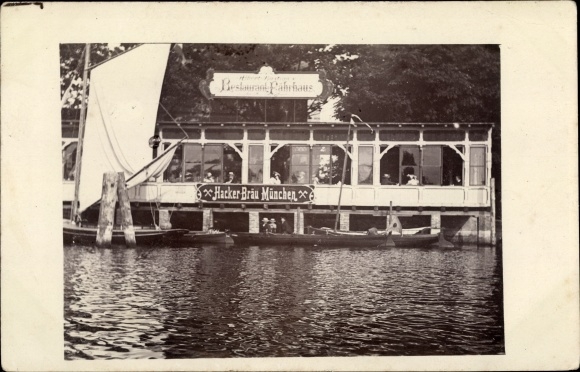 Photo PC Berlin Spandau Hakenfelde ? Restaurant Fährhaus on the Havel, Hacker Bräu Munich