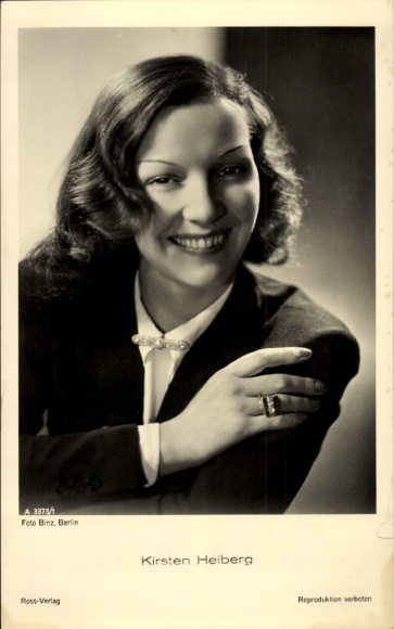 Ak Schauspielerin Kirsten Heiberg, Portrait, Ross 3373/1