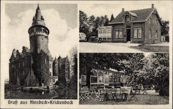 PC Hinsbeck Nettetal on the Lower Rhine, Krickenbeck Castle, Forsthaus Delissen restaurant