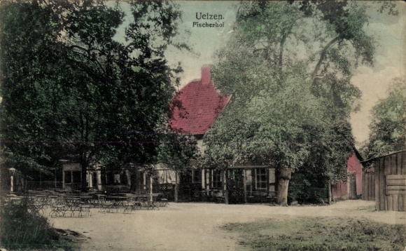 Postcard Uelzen in Lower Saxony, Fischerhof