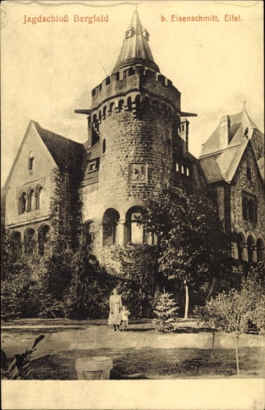 Ak Eisenschmitt in der Eifel, Schloss Bergfeld, Jagdschloss