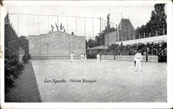 Postcard Les Sports, Basque Pelote