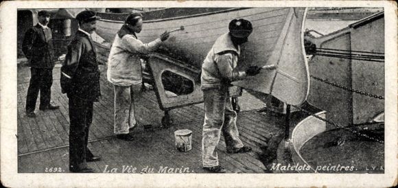 Postcard Sailor's Life, Maler