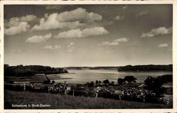 Postcard Groß Zecher Seedorf in Lauenburg, Schaalsee
