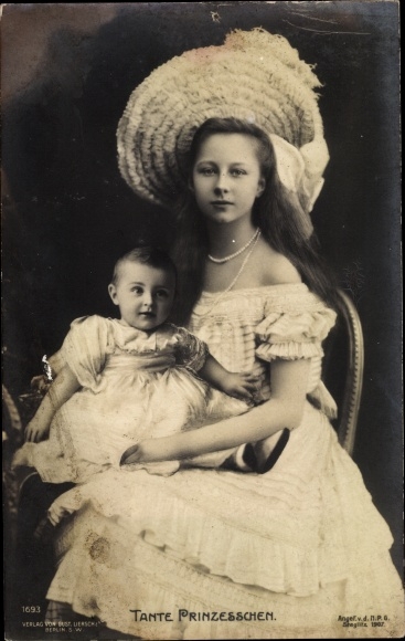 Postcard Princess Victoria Luise of Prussia, Aunt Princess, Liersch 1693