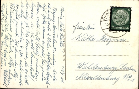 Postcard Großenhain Saxony, general view, Kupferberg