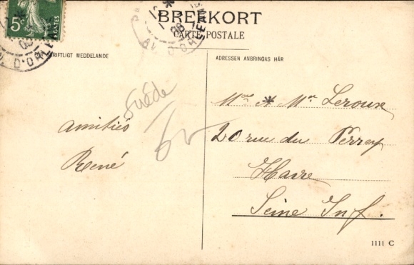 Postcard Helsingland, women in Swedish costume